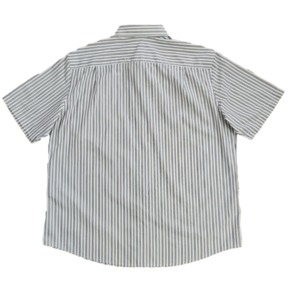 3/$20 Dockers White Striped Wrinkle Free Button-Up Shirt - Picture 4 of 10